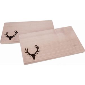 Geweih Holzbrettchen